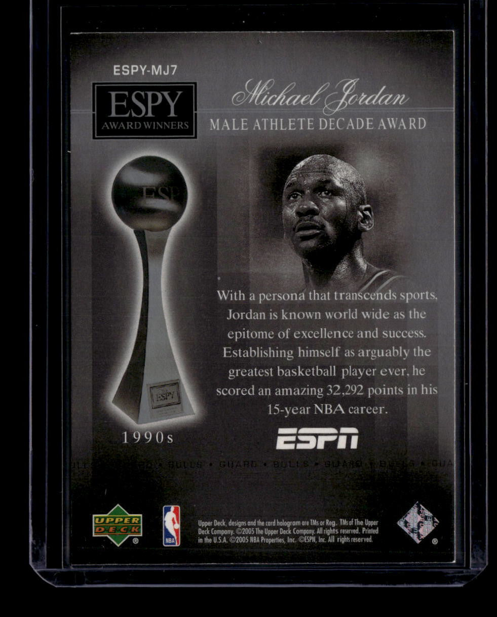 2005-06 Upper Deck ESPN ESPY Award Winners mj7 Michael Jordan