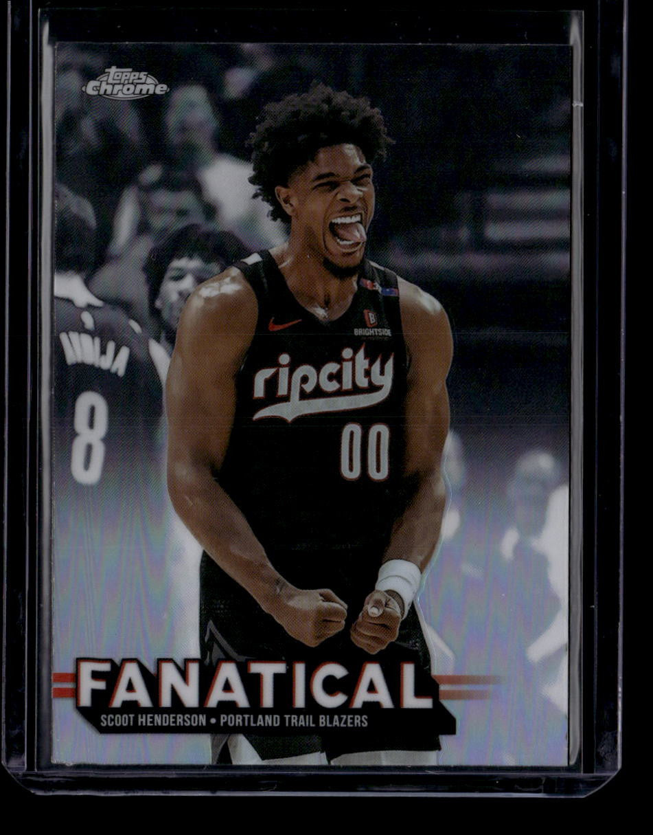 2025-26 Topps Chrome Fanatical fan9 Scoot Henderson