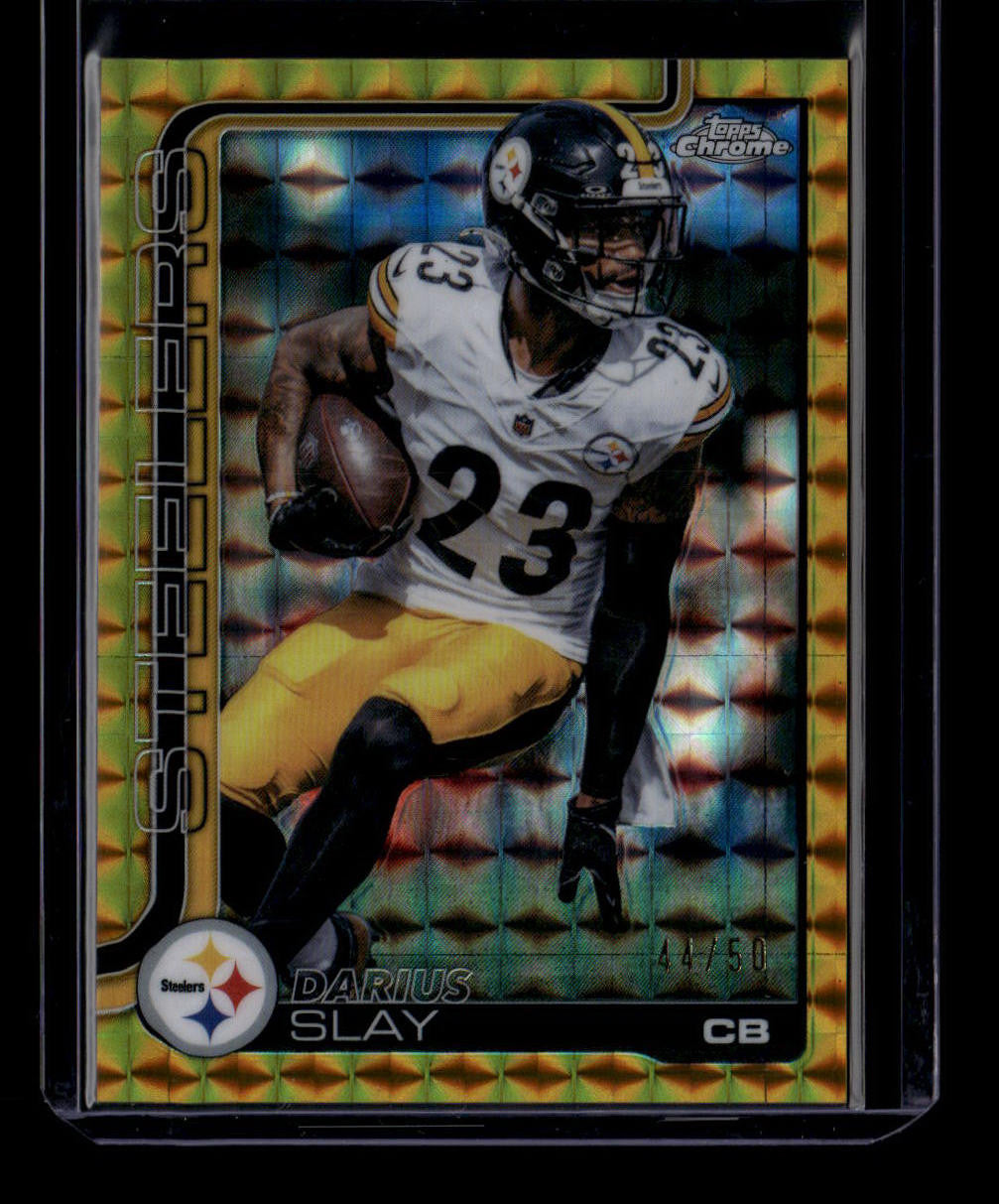 2025 Topps Chrome Gold Geometric Refractor 259 Darius Slay 44/50
