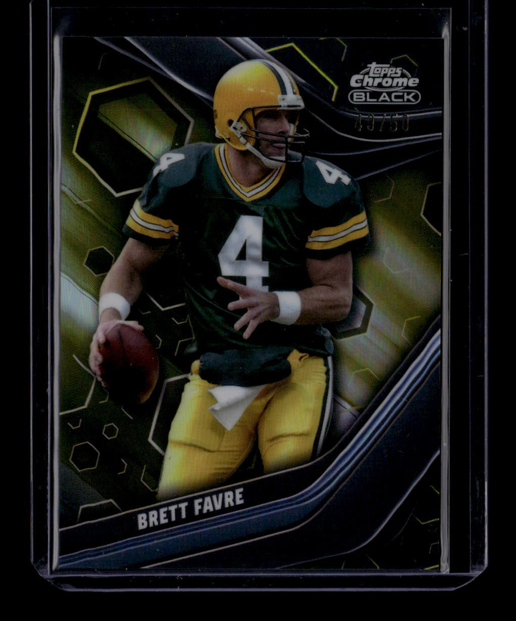 2023 Topps Composite Chrome Black Gold Refractor 119 Brett Favre 49/50