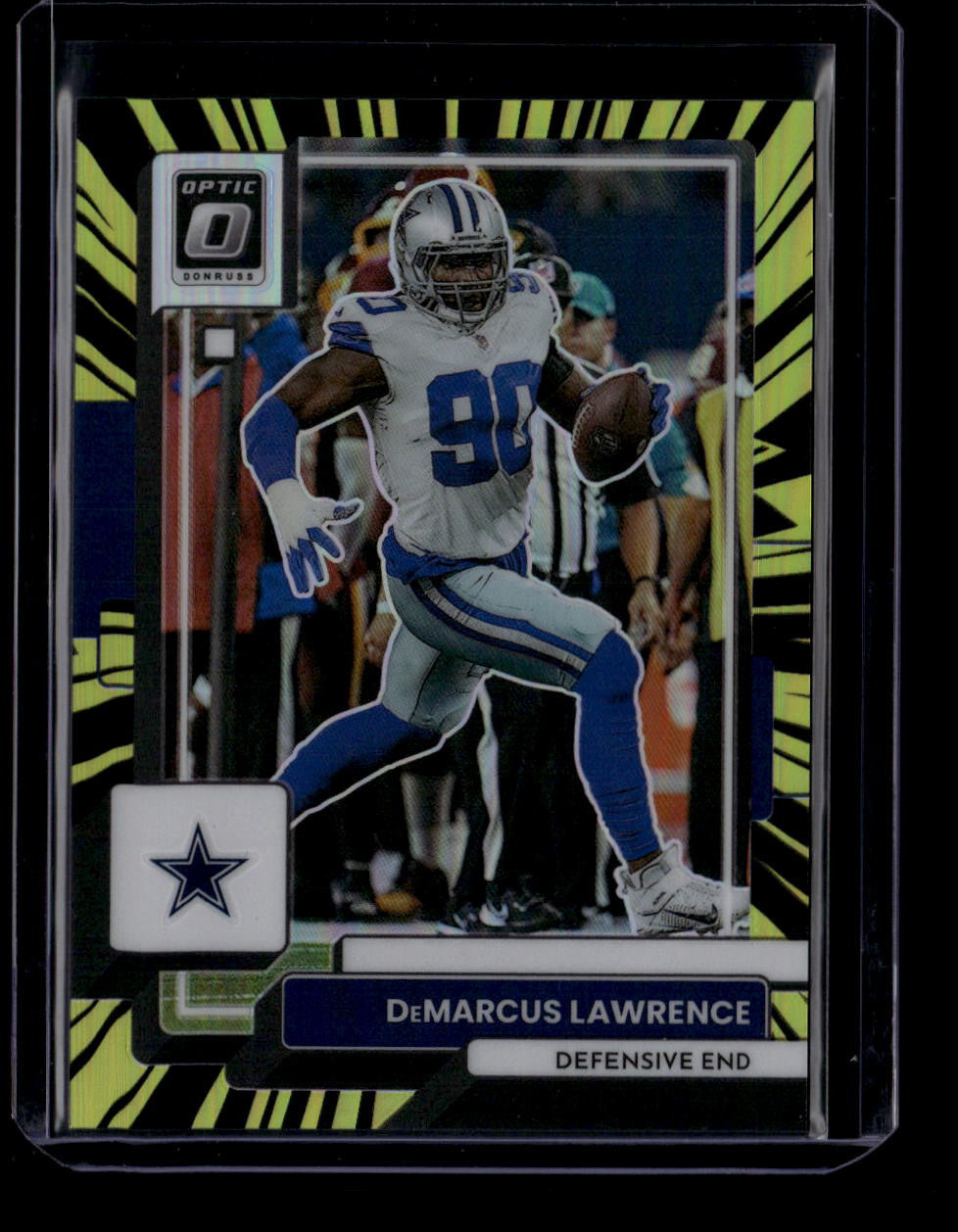 2022 Donruss Optic Electricity Refractor 55 Dexter Lawrence 8/65