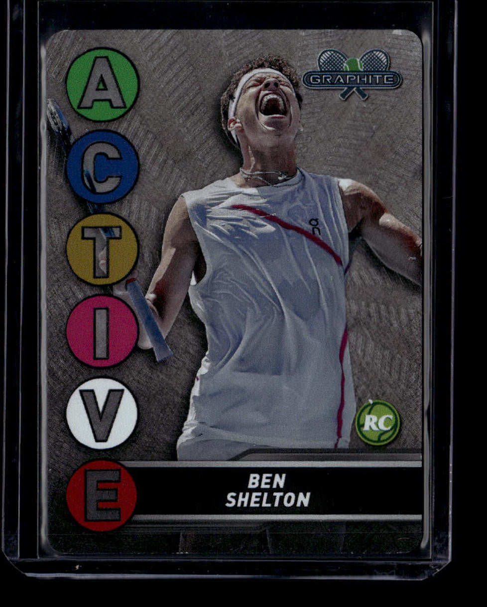 SOLD 183804 2024 Topps Graphite Active Metal acm44 Ben Shelton Rookie