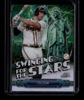 2025 Topps Fanatics Fest Cosmic Chrome Swinging for the Stars ss16 Matt Olson