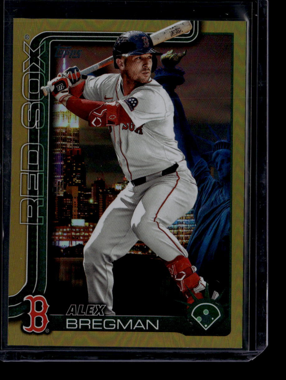 2025 Topps Fanatics Fest Big Apple Gold Foil 583 Alex Bregman 41/50