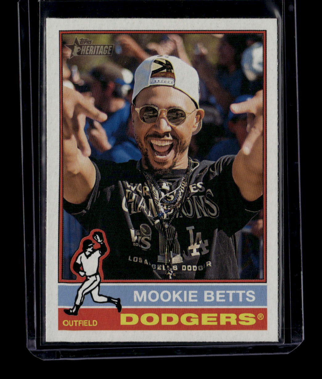 2025 Topps Heritage Image Variations 487 Mookie Betts SP ID: 183821