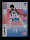 2017-18 Panini Status Blue 148 De'Aaron Fox Rookie 166/199