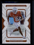2025 Panini National Treasures Collegiate Century Silver Matthew Golden RC 22/60