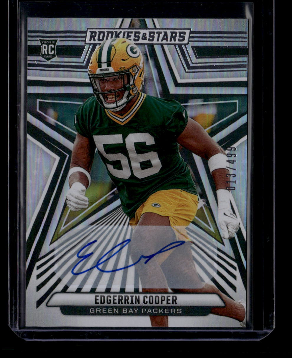 2024 Rookies and Stars Signatures 131 Edgerrin Cooper Rookie Auto 13/499