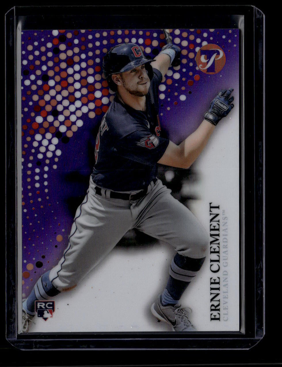 2022 Topps Pristine Purple Refractor 244 Ernie Clement Rookie 95/99