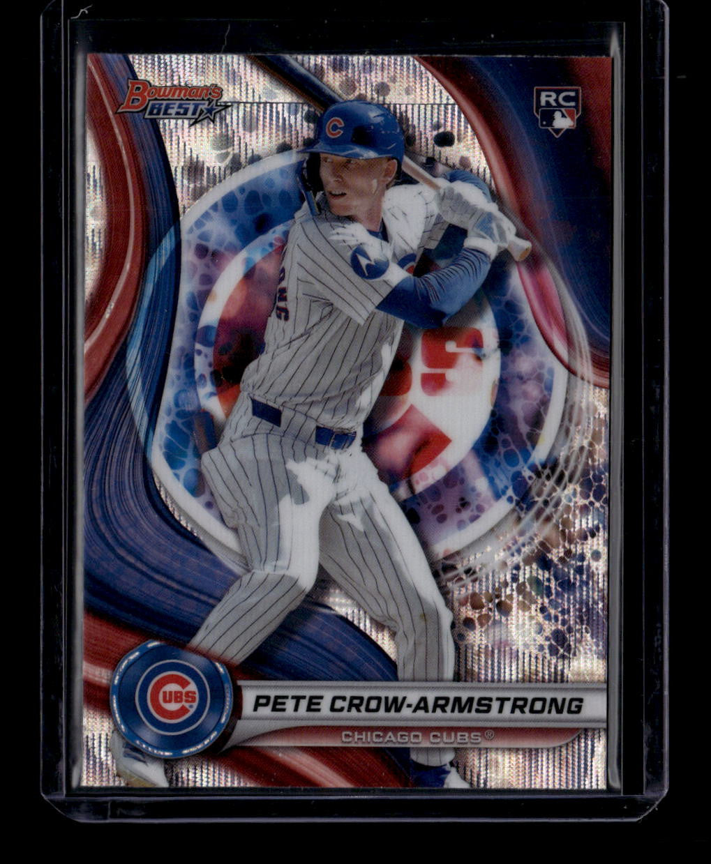SOLD 183859 2024 Bowman's Best Wave Refractor 17 Pete Crow-Armstrong Rookie