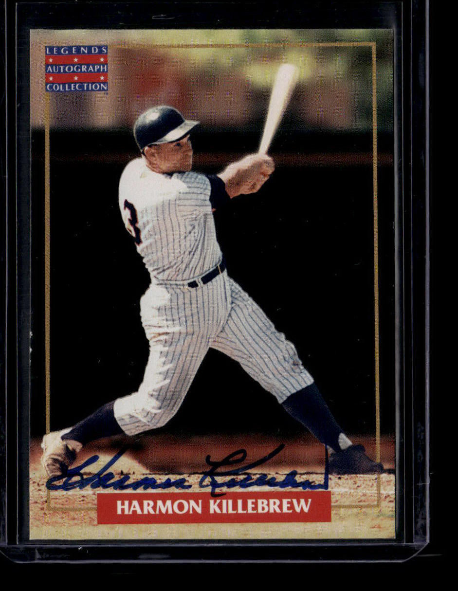 SOLD 183869 1996 Major League Players Alumni Legends Autograph NNO Harmon Killebrew Auto