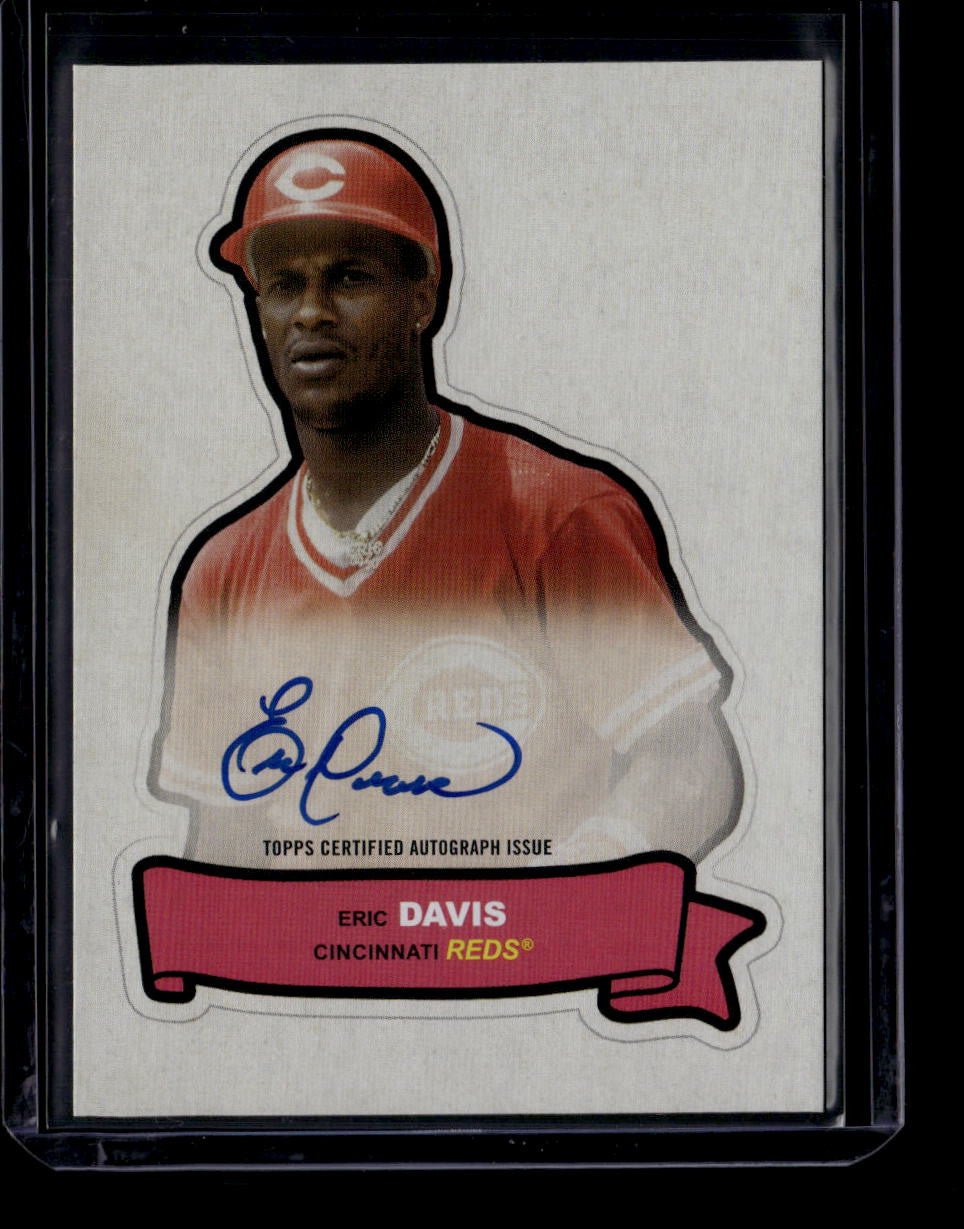 SOLD 183878 2024 Topps Archives '68 Action All-Stars Autographs 68aaed Eric Davis Auto