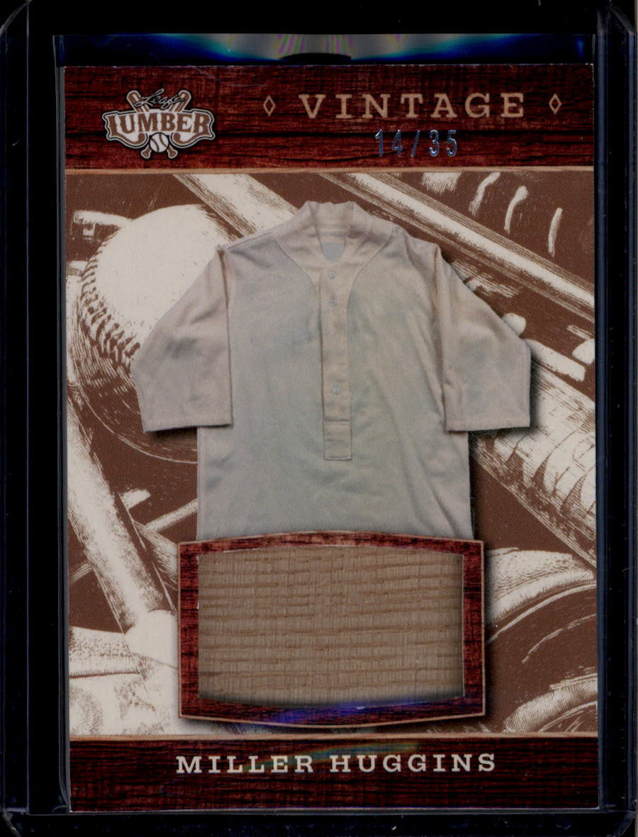 2025 Leaf Lumber Game Used Lumber Vintage Relics glv10 Miller Huggins Bat 14/35