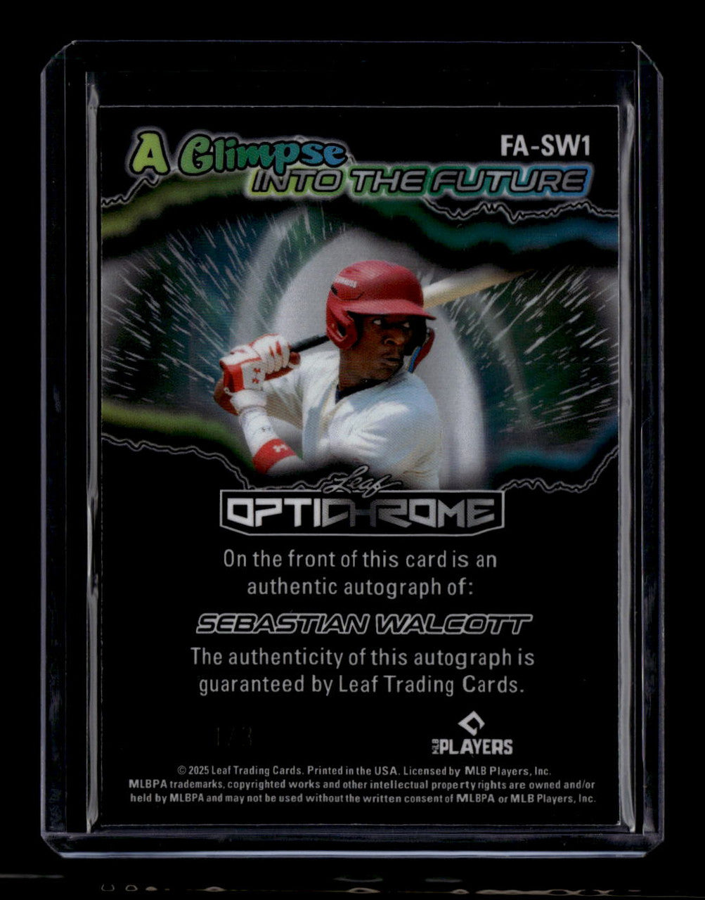 SOLD 183902 2025 Leaf Optichrome A Glimpse into the Future Blue Sebastian Walcott RC Auto /3