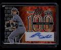 2023 Leaf Metal Top 100 Autographs Wave Orange Chase Dollander Rookie Auto 2/8