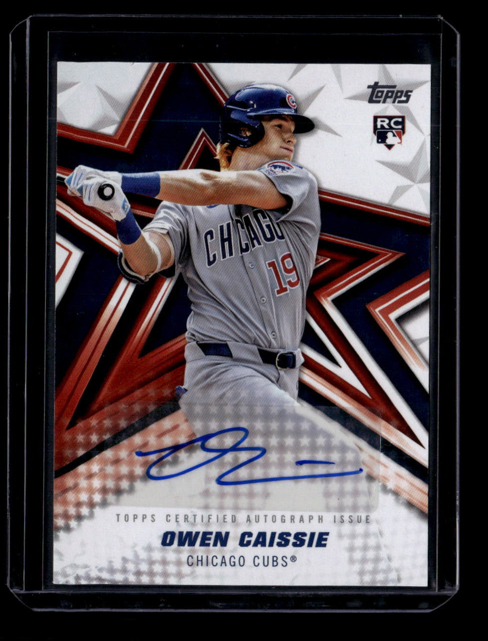 2026 Topps Baseball Stars Autographs BSAOCA Owen Caissie Rookie Auto
