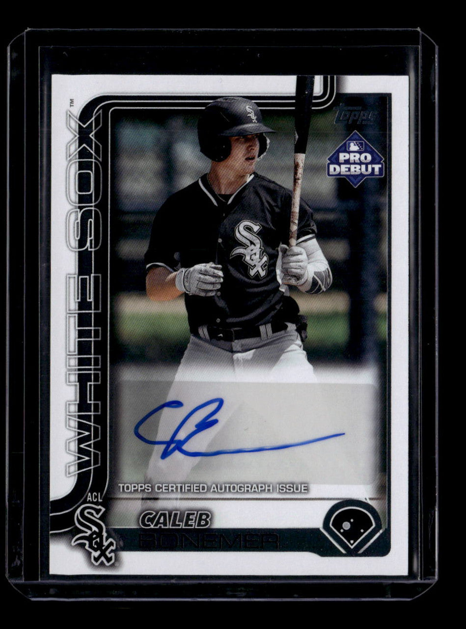 2025 Topps Pro Debut Autographs pd15 Caleb Bonemer Rookie Auto 159232