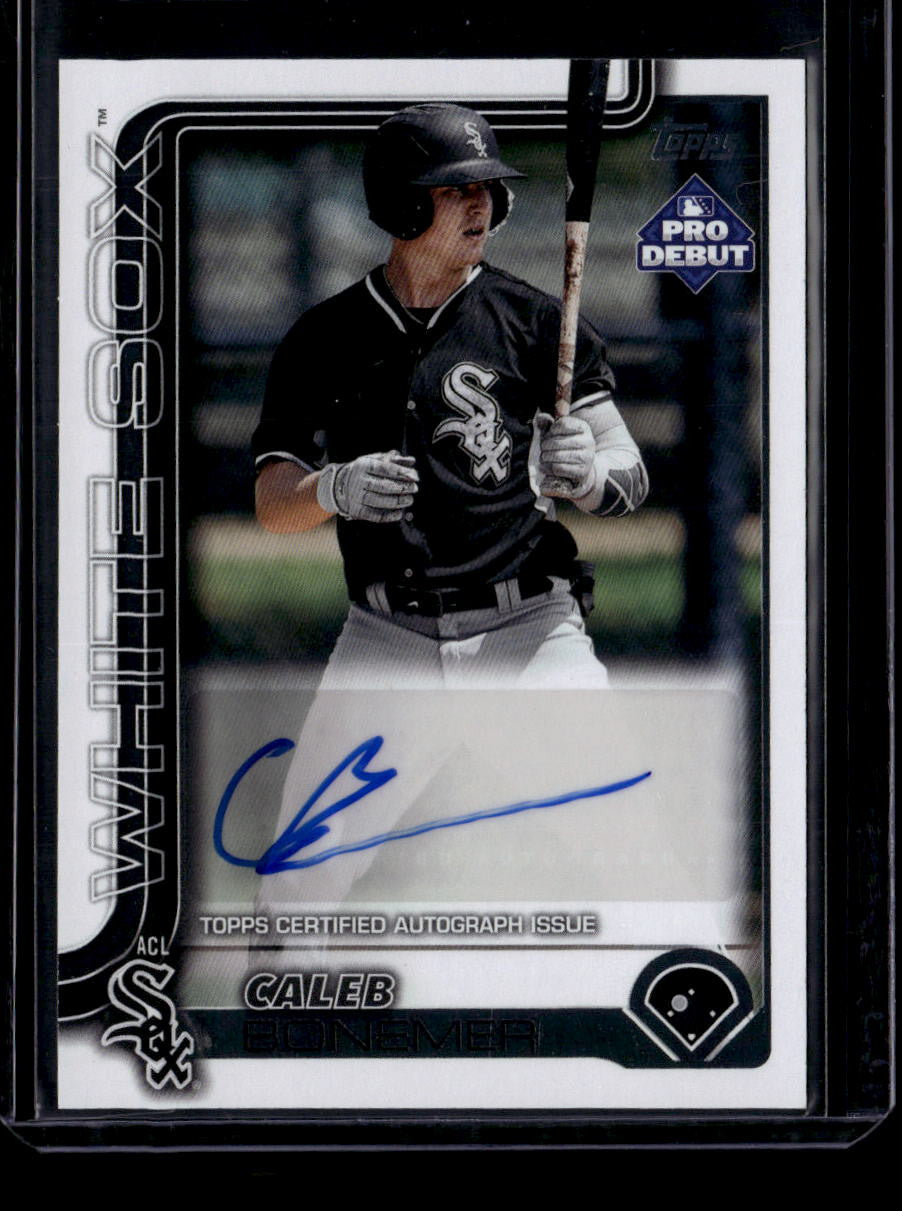2025 Topps Pro Debut Autographs pd15 Caleb Bonemer Rookie Auto 159233