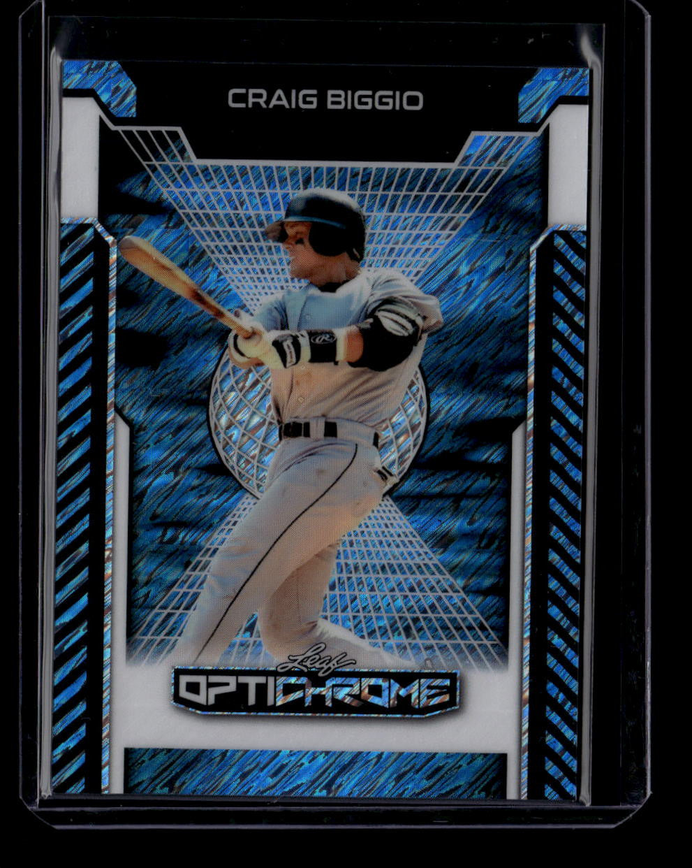 2025 Leaf Optichrome Blue Shimmer 38 Craig Biggio 1/1
