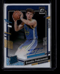 SOLD 183955 2023-24 Donruss Optic 256 Brandin Podziemski RR Rated Rookie Auto