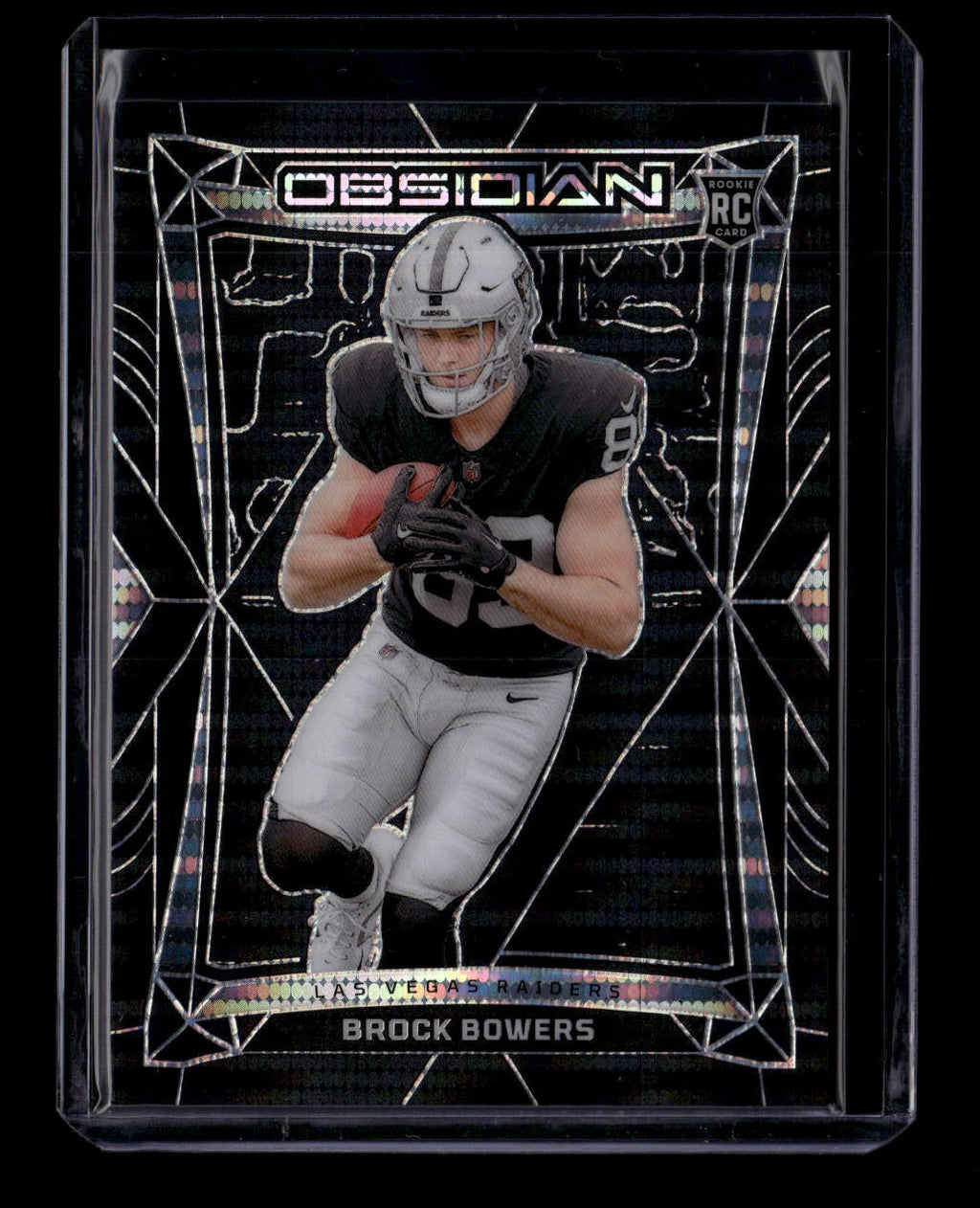 SOLD 183978 2024 Panini Obsidian International 101 Brock Bowers Rookie