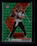 SOLD 183981 2020 Panini Mosaic Mosaic Green Refractor 201 Joe Burrow Rookie
