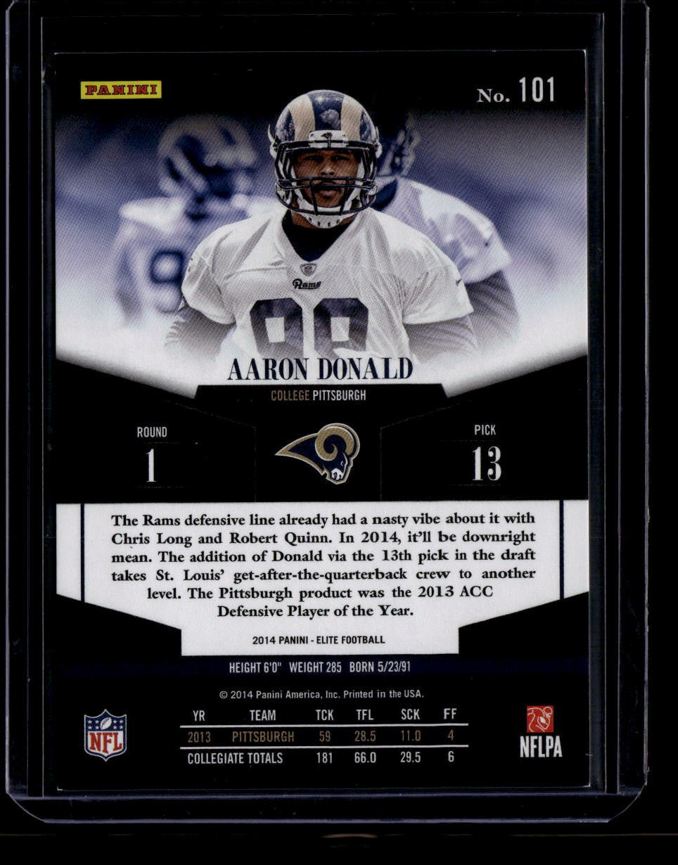 2014 Elite 101 Aaron Donald Rookie 290/499