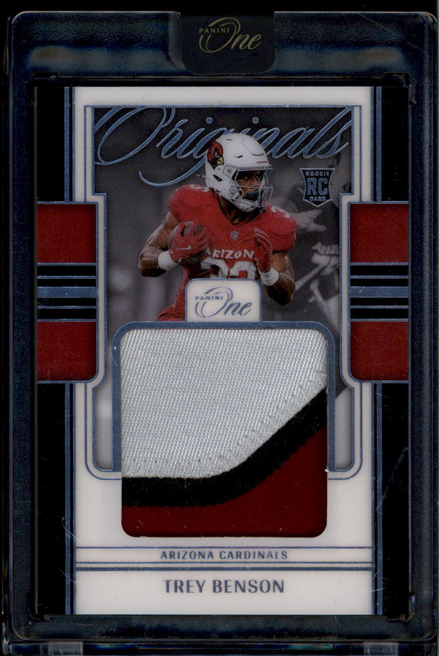 2024 Panini One One Originals 9 Trey Benson Rookie Patch 11/99
