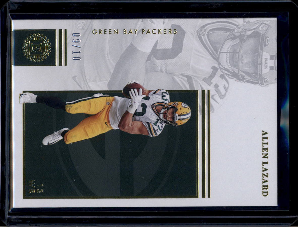2022 Panini Encased Gold 97 Allen Lazard 9/10