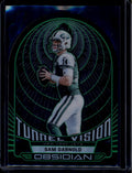 2019 Panini Obsidian Tunnel Vision Electric Etch Green  24 Sam Darnold 8/25