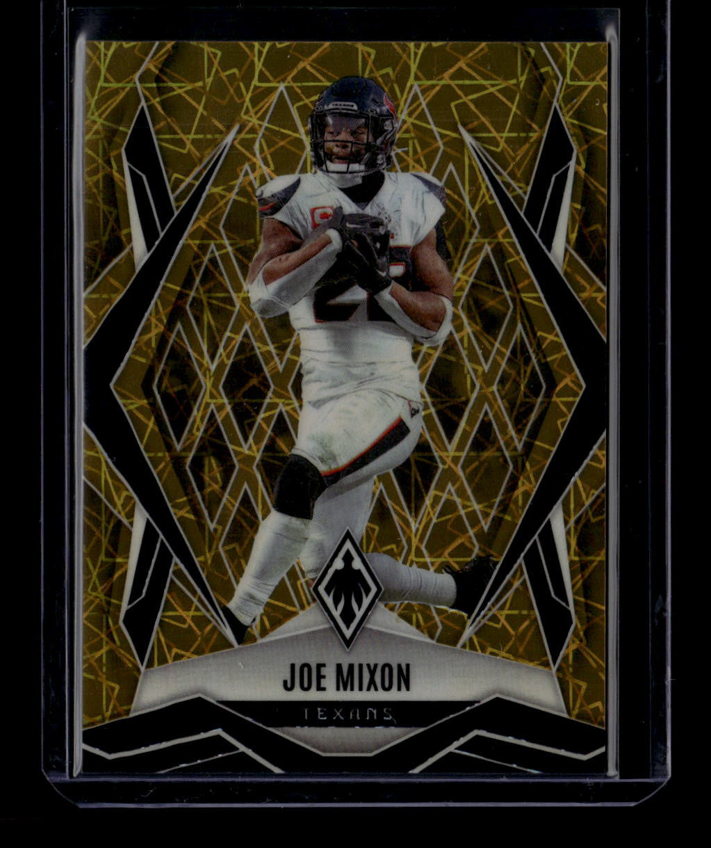 2025 Panini Phoenix Gold Lazer 41 Joe Mixon 8/10