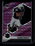 2022 Panini Mosaic Draft Picks Mosaic Purple Refractor 28 Saquon Barkley 38/49