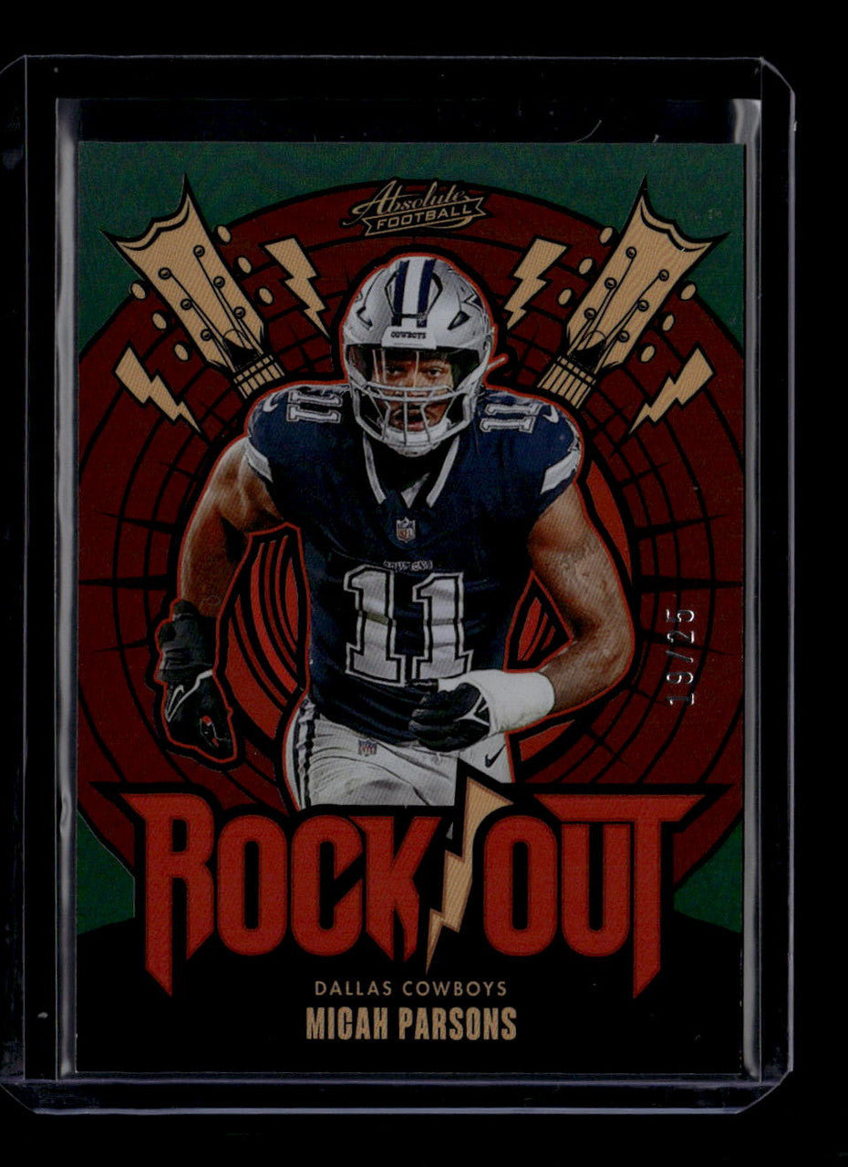 2024 Absolute Rock Out Spectrum Green 7 Micah Parsons 19/25