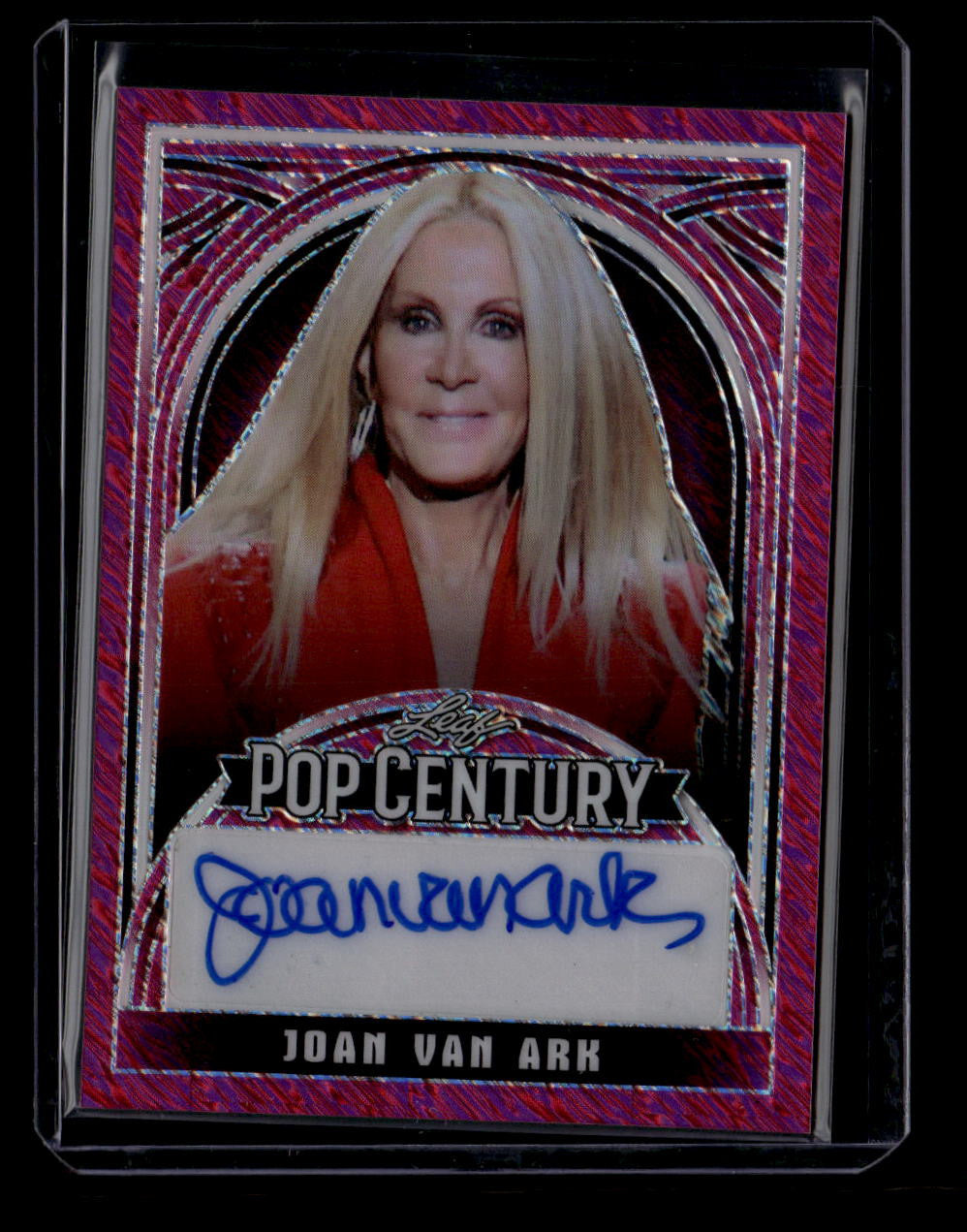 2024 Leaf Pop Century Metal Diagonal Shimmer Pink baja2 Joan Van Ark Auto 7/7