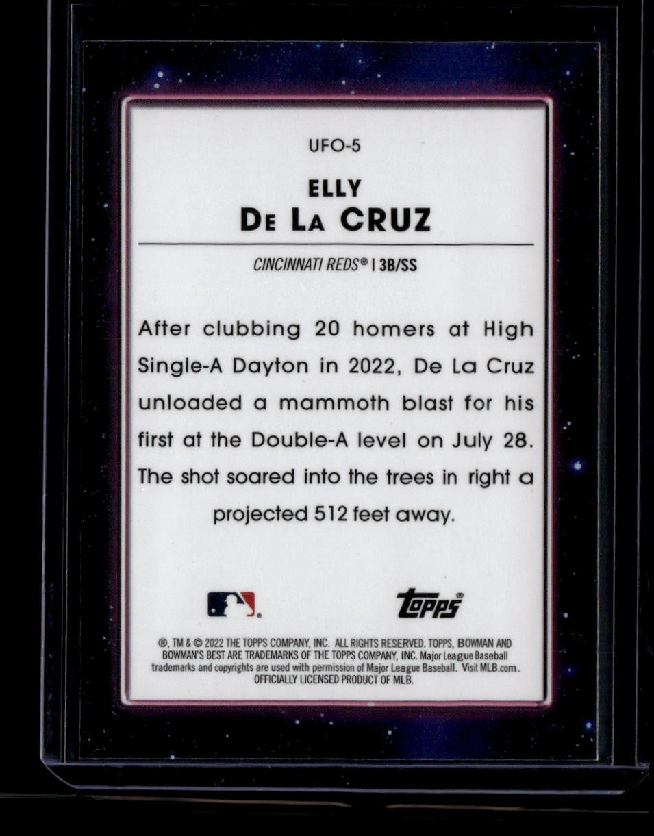 2022 Bowman's Best UFO ufo5 Elly De La Cruz Rookie
