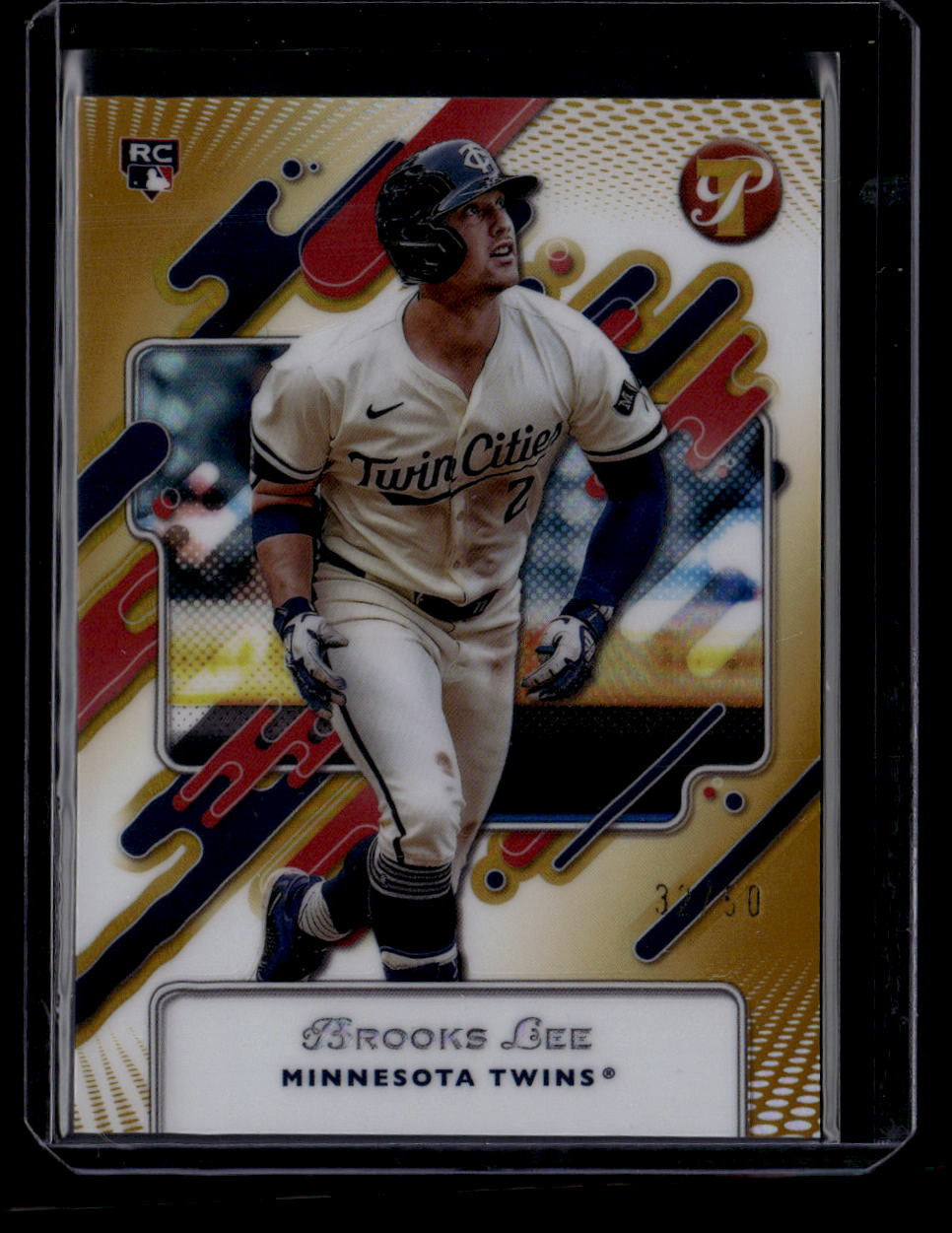 2025 Topps Pristine Gold Refractor 13 Brooks Lee Rookie 32/50