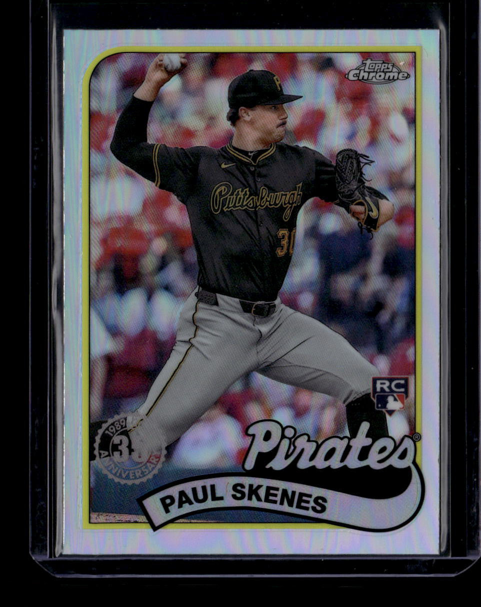 SOLD 184063 2024 Topps Chrome Update '89 Topps 89cu1 Paul Skenes Rookie