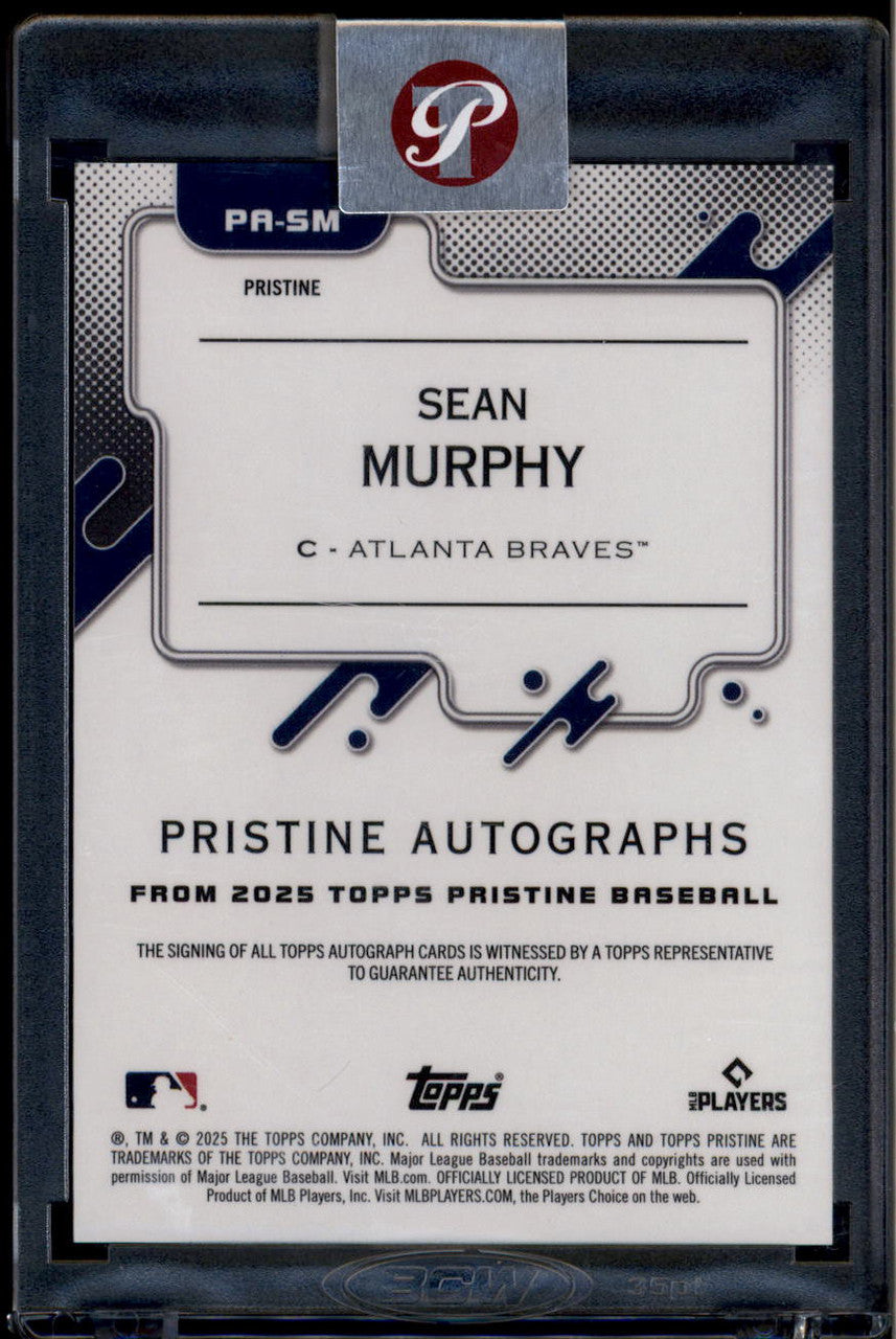 2025 Topps Pristine Autographs Green Pristine Refractor Sean Murphy Auto 10/150