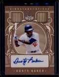 2025 Leaf Lumber Signature Sticks Bronze ssdb1 Dusty Baker Dual Bat Auto 5/35