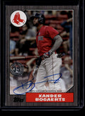SOLD 184086 2022 Topps '87 Topps Autographs Black 87baxb Xander Bogaerts Auto 47/199