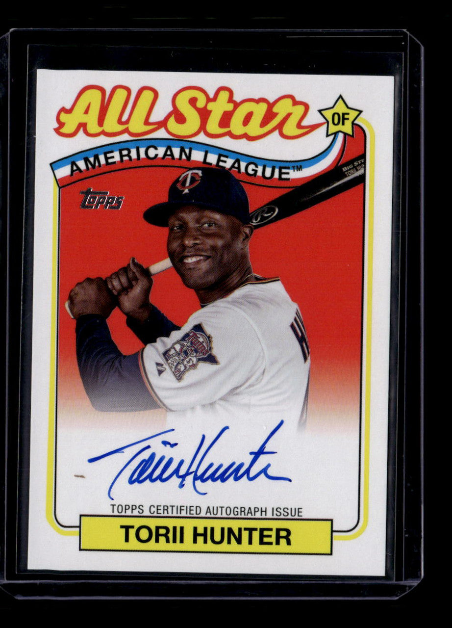 DELETE 184088 2024 Topps Update '89 Topps Autographs 89asath Torii Hunter Auto