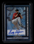 2025 Leaf Baseball Nation Strikeout Machine Blue Prismatic Billy Wagner Auto 3/3