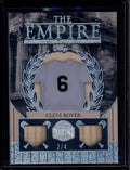 2025 Leaf A Bronx Legacy The Empire Memorabilia Silver Clete Boyer Dual Bat 2/4
