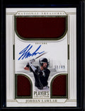 2025 National Treasures Player's Collection 3 Jordan Lawlar RC Jersey Auto 31/49