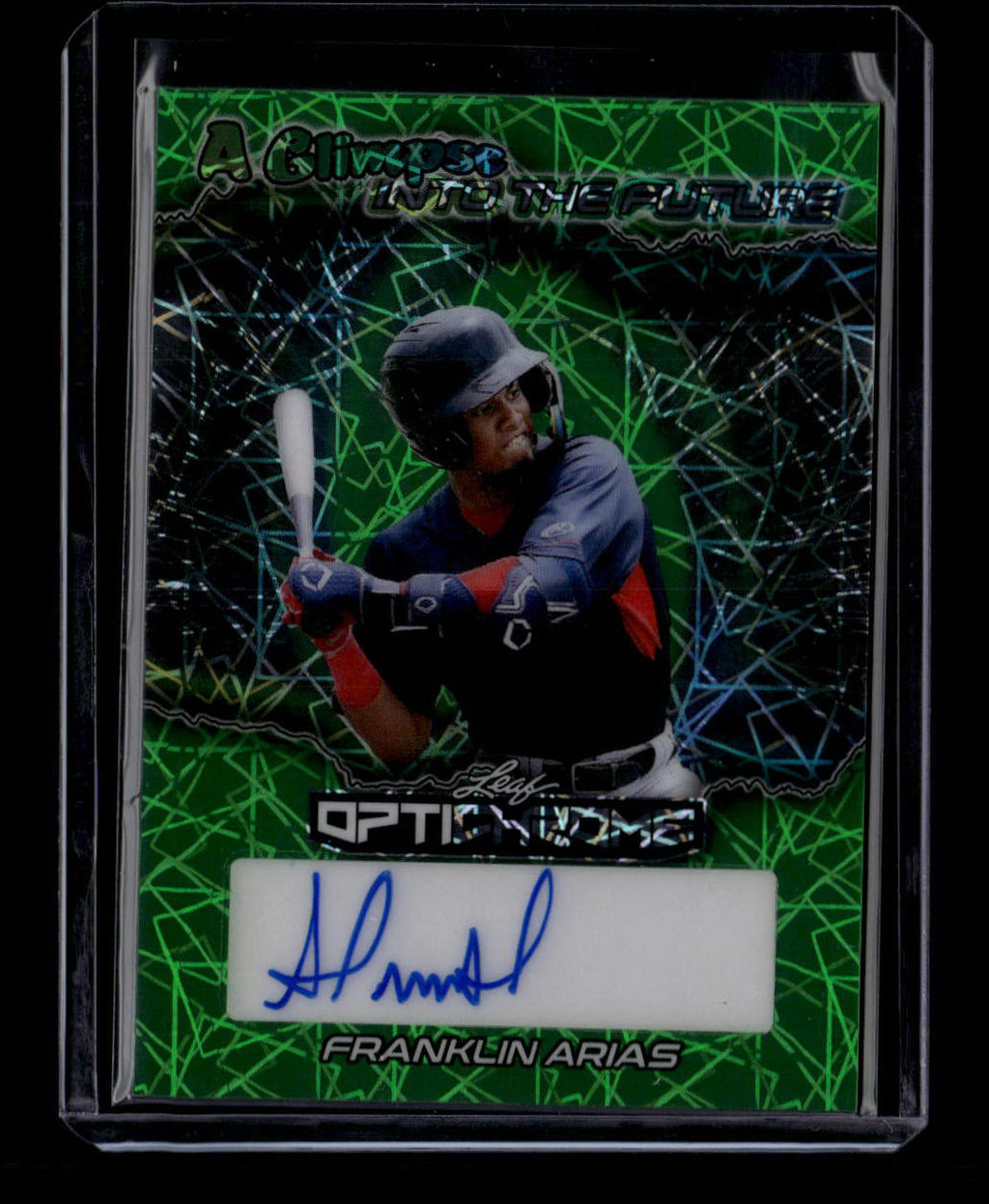SOLD 184123 2025 Leaf Optichrome A Glimpse into the Future Green Franklin Arias RC Auto 5/6