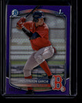 2025 Bowman Chrome Prospects Purple Refractor bcp43 Jhostynxon Garcia RC 53/250