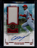 2025 Panini Boys of Summer Prospect Signatures Chase Davis RC Jersey Auto 15/49