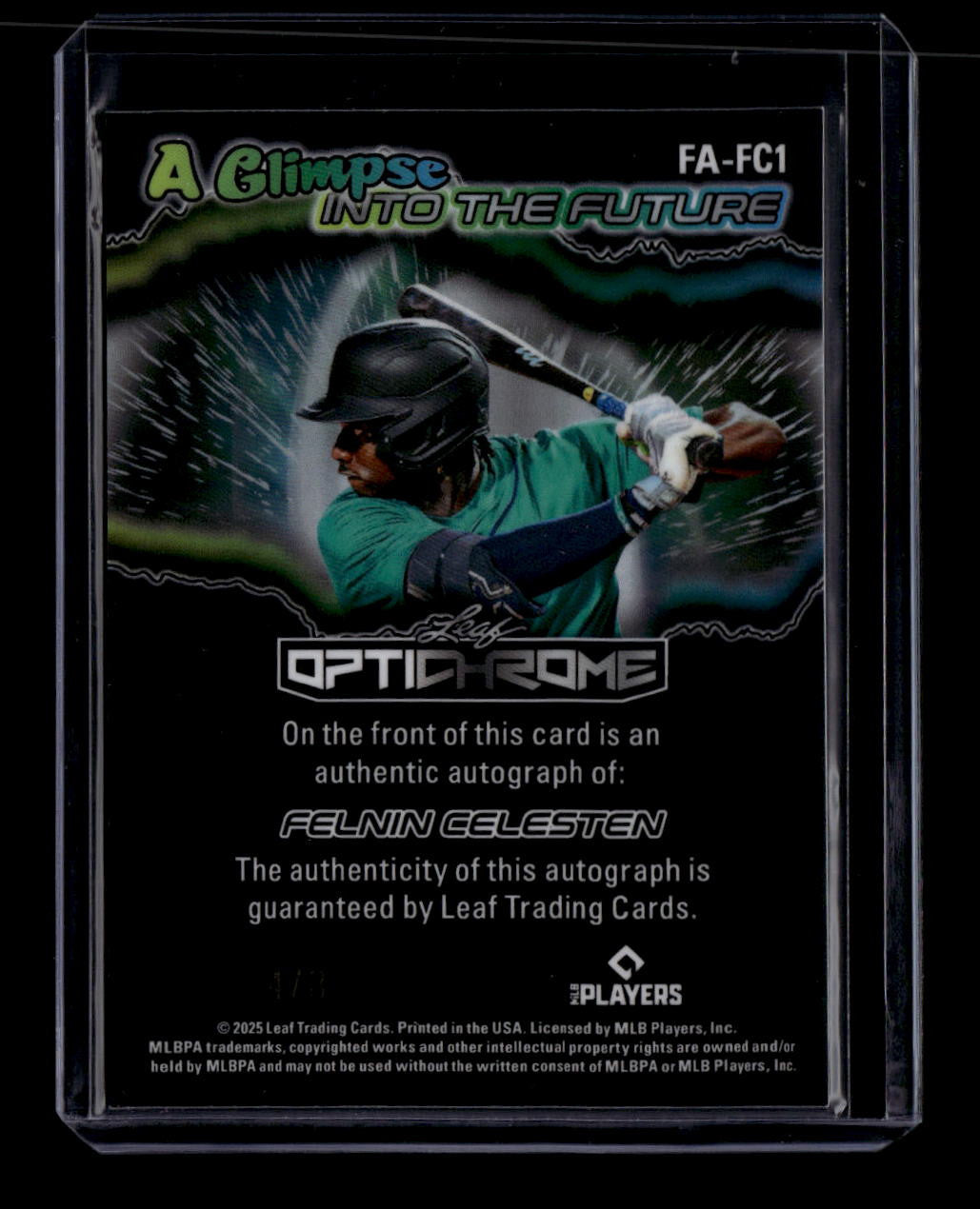 SOLD 184151 2025 Leaf Optichrome A Glimpse Into the Future Pink Felnin Celesten RC Auto 4/8