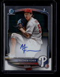 2025 Bowman Chrome Draft Autographs CPAMF Matthew Fisher Rookie Auto