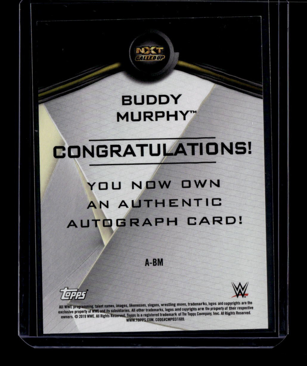 2019 Topps WWE NXT Autographs Blue ABM Buddy Murphy Auto 6/50